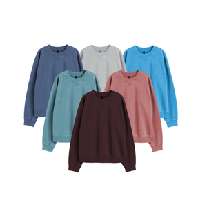 <span class=keywords><strong>Felpa</strong></span> da <span class=keywords><strong>donna</strong></span> Pullover girocollo su misura all'ingrosso senza cappuccio <span class=keywords><strong>felpa</strong></span> da <span class=keywords><strong>donna</strong></span> <span class=keywords><strong>personalizzata</strong></span> - Product Image 2