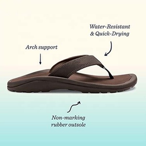 Dép quai ngang nam da thật chống trơn trượt - Product Image 3