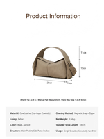 Sac bandoulière personnalisé en cuir pleine fleur OEM pour femme, fermeture magnétique, style urbain simple, 100 cm, vente en gros usine