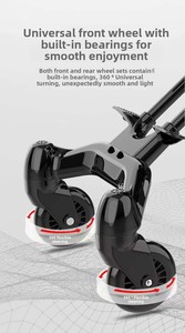 Poussette Premium 3-en-1 pour bébé, légère (4,5 kg), pliable bidirectionnellement, avec positions assise et couchée, chaise d'extérieur pour nourrisson, facile à pousser - Product Image 6