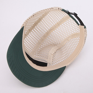 Gorro ligero <span class=keywords><strong>de</strong></span> secado rápido para acampar, <span class=keywords><strong>gorra</strong></span> <span class=keywords><strong>de</strong></span> malla plegable para ciclismo, <span class=keywords><strong>de</strong></span> 5 paneles Gorras suaves, sombreros para correr - Product Image 6