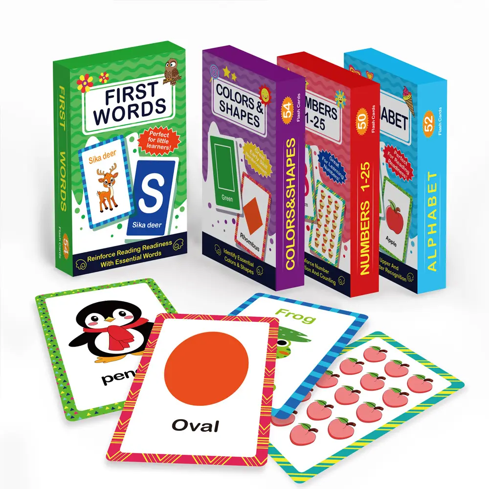 Печатные детские флэш-карты, игровые буквы, цвета, формы, цифры, слова, когнитивные карты раннего образования