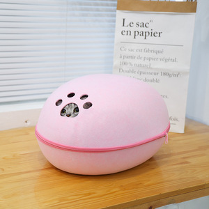 Cat <b>bed</b>, all-season, removable and washable felt cat <b>house</b>, popular eggshell semi-enclosed cat sleeping room with pet cotton - Product Image 4