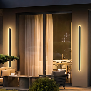 Simple Large Door Wall <strong>Lamp</strong> for Outdoor Villa IP65 Waterproof Grade Warm LED Light Source with Acrylic Diffuser - Product Image 5