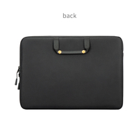 Sacs de bureau en polyester imperméables personnalisés de 14 à 16 pouces pour Macbook Air/Pro, étui portable pour ordinateur, sac pour ordinateur portable léger avec poignée
