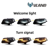 Ensemble de phares LED pour Chevrolet Camaro 2016-2019, lentille de projecteur, feux avant dynamiques, accessoires de mise à niveau