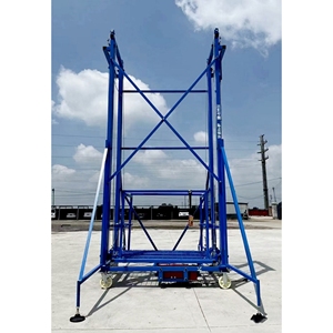 Portable Electric Foldable Scaffold Lift <b>Platform</b> with Wire Rope Sling Steel Material Motor Core Components - Product Image 1