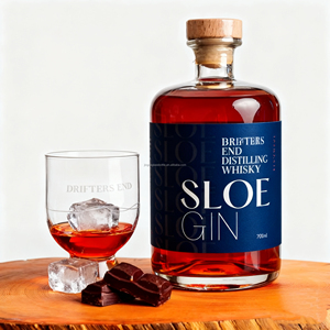 Ensemble de bouteilles de liqueur en verre vides 250 ml 500 ml 700 ml pour distillerie, gin artisanal, vodka, tequila, whisky avec bouchon hermétique - Product Image 4