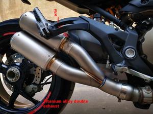 Monster1 200 821 SC ống xả hack 821 Hacker 821 AR Điều kiện Mới thép không gỉ mufflers hợp kim xe máy hệ thống ống xả - Product Image 2