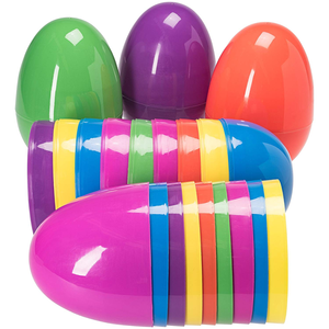 Huevos de Pascua de Plástico de Colores Surtidos YY0520 para Rellenar con Golosinas Específicas, Recuerdo para Fiestas Temáticas de Pascua, Caza de Huevos de Pascua - Product Image 2