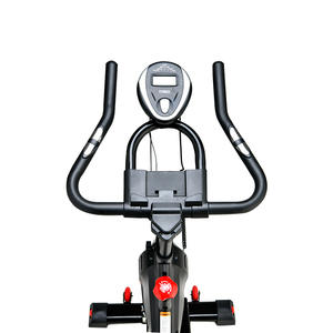 Vélo d'exercice à résistance magnétique noir OEM, silencieux, à transmission par courroie, pour cyclisme d'intérieur, spinning, usage domestique, fabricant - Product Image 5