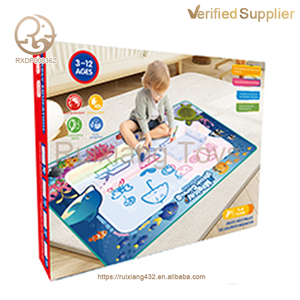 Juguete educativo 80*60CM estera <span class=keywords><strong>de</strong></span> dibujo <span class=keywords><strong>de</strong></span> agua estilo océano acuarela libro <span class=keywords><strong>de</strong></span> imágenes pintura colorida juguetes <span class=keywords><strong>de</strong></span> escritura - Product Image 4