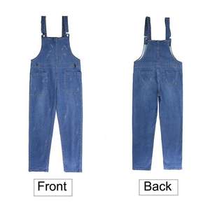 Jeans enceintes pantalons de maternité jarretelles Jeans grande taille pantalon ensemble Denim salopette <span class=keywords><strong>grossesse</strong></span> barboteuses L à 5XL - Product Image 6