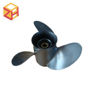 3-lame Baladed 17-cm Pitch marine Aluminum levigato elica superficiale - Product Image 1