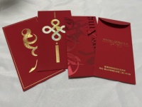 2027 Individuell Bedruckte Chinesische Neujahrs-Rote Umschläge Hochzeits-Geldumschläge Geschäfts-Papierumschläge Hari Raya Rote Taschen Angbao