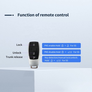 Kit de clé intelligente EASYGUARD PKE, système d'entrée sans clé passif compatible avec BENZ FBS4 avec bouton de démarrage OEM (2020+) et accès confortable - Product Image 2