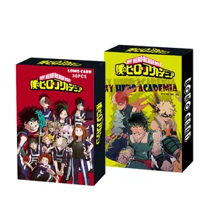 30 unids/set dibujos animados japoneses Anime Demon Slayer My Hero Academia SPY FAMILY Haikyuu Anime Lomo Card