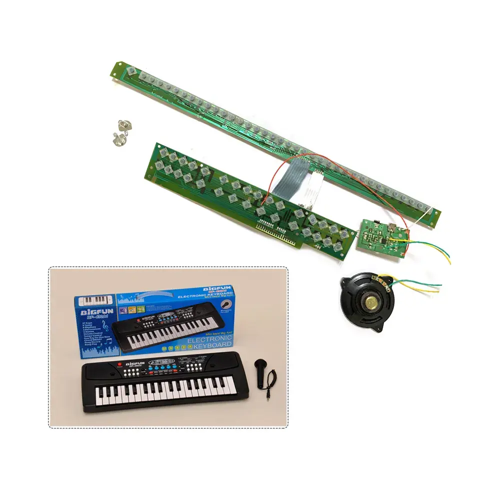 QQF C PCB klavye piyano 37 anahtar oyuncak piyano elektronik klavye