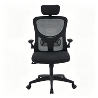 Chaise de bureau ergonomique moderne, dossier réglable, design en maille confortable et rotatif, idéale pour les longues périodes de travail assis