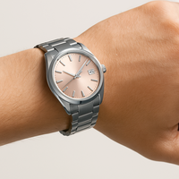 Montre à quartz de luxe pour homme, bracelet en acier inoxydable et cuir, étanche, chronographe lumineux, mouvement SEIKO, résistance à l'eau 5 BAR