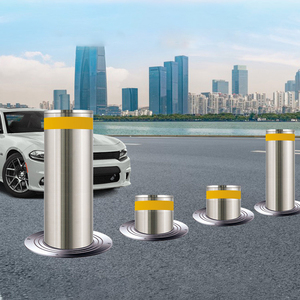 Tùy chỉnh thủy lực tự động bollard IP68 thép không gỉ có thể thu vào an ninh bollard cho trường học hoặc bãi đậu xe - Product Image 1