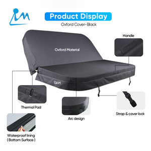 Couverture <span class=keywords><strong>de</strong></span> <span class=keywords><strong>jacuzzi</strong></span> sur mesure Immer Factory, forme personnalisée, imperméable, pour spa extérieur, <span class=keywords><strong>couvercle</strong></span> <span class=keywords><strong>de</strong></span> spa, <span class=keywords><strong>couvercle</strong></span> <span class=keywords><strong>de</strong></span> hottub - Product Image 1