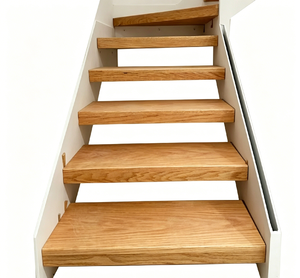 Peldaños de Madera de Caucho Ecológicos y Seguros, Fabricados a Medida, Piezas de Madera Sólida para Escaleras Interiores, Fabricante EFS - Product Image 5