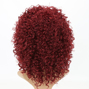 <span class=keywords><strong>Parrucca</strong></span> sintetica da <span class=keywords><strong>donna</strong></span> nera e <span class=keywords><strong>rossa</strong></span> resistente alle alte Temperature stile onda del corpo con pizzo elastico fornitore diretto - Product Image 5