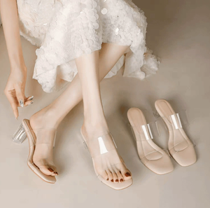 Sandalias de tacón alto estilo hada populares 2026, sandalias de tacón bajo, sandalias de tacón cuadrado, sandalias de tacón bajo para mujer para uso diario - Product Image 5