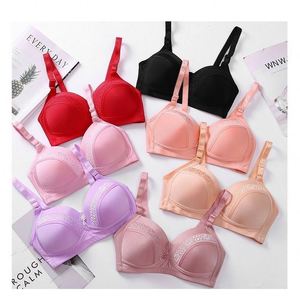 Soutiens-<span class=keywords><strong>gorge</strong></span> grande taille <span class=keywords><strong>Soutien</strong></span>-<span class=keywords><strong>gorge</strong></span> push up sans fil <span class=keywords><strong>Soutien</strong></span>-<span class=keywords><strong>gorge</strong></span> grande coupe réglable Sous-vêtements pour personnes d'âge moyen et âgées Chapeau - Product Image 2