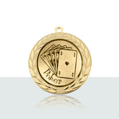 Medaglia di Poker ME72 argento - Product Image 3