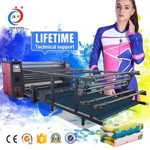 Jiangchuan Wholesale Price <strong>Roll</strong> <strong>to</strong> <strong>Roll</strong> Calender <strong>Transfer</strong> Roller <strong>Heat</strong> Press Sublimation Printing <strong>Machine</strong> - Product Image 1
