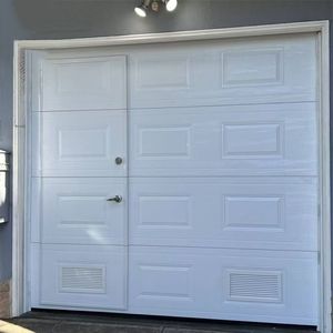 Porte de <span class=keywords><strong>garage</strong></span> coulissante moderne, porte sectionnelle intelligente automatique en alliage d'aluminium transparente, pour <span class=keywords><strong>garage</strong></span> résidentiel - Product Image 5