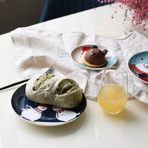 Vajilla de cerámica de estilo nórdico de 8 pulgadas, plato de carne occidental, <span class=keywords><strong>Dim</strong></span> <span class=keywords><strong>Sum</strong></span> - Product Image 4