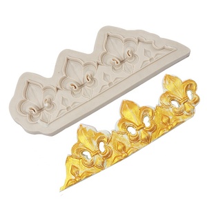 Khuôn Bánh Silicon Họa Tiết Châu Âu Khuôn Silicon Để Trang Trí Bánh Dụng Cụ Làm Bánh - Product Image 1