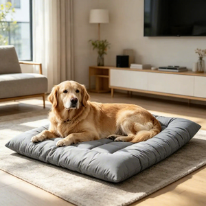 Tapis orthopédique personnalisé <span class=keywords><strong>pour</strong></span> <span class=keywords><strong>chien</strong></span>, <span class=keywords><strong>protection</strong></span> de la colonne vertébrale, résistant aux rayures, rembourré épais, lavable, <span class=keywords><strong>pour</strong></span> grands chiens - Product Image 6