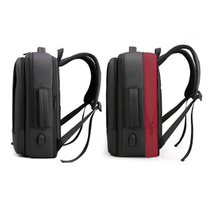<b>Laptop</b> <b>Backpack</b> 15.6 Inch Waterproof USB Charging Business Travel Office Bag With Air Cushion Belt Expandable Unisex Softback - Product Image 3