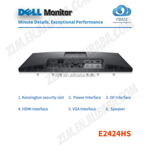 N DEL E2424HS 23.8 inç yeni iş masaüstü ile HD-MI DP VGA VA ekran 1920X1080 5ms dahili hoparlörler - Product Image 4