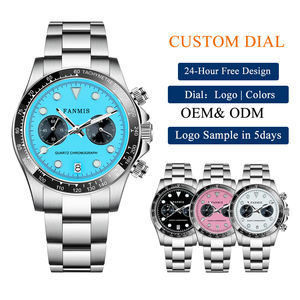 Montre Homme Personnalisée à Quartz avec Mouvement <span class=keywords><strong>VK64</strong></span>, Boîtier et Bracelet en Acier Inoxydable, Pièce Horlogère de Luxe Haut de Gamme - Product Image 1