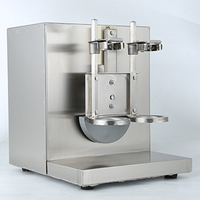 Machine à secouer le thé aux perles automatique double tête HENGZHI, corps en acier inoxydable, panneau de commande intelligent, agitation 3D, haute performance
