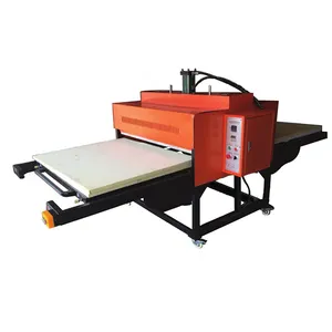 Automatic pneumatic sublimation transfer machine two iron on each side of the machine