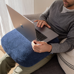 Couche extérieure durable en polyester <span class=keywords><strong>Oreiller</strong></span> lesté pour bébé Perles de verre recyclées écologiques Fonction d'amortissement Positionneurs d'oreillers - Product Image 3