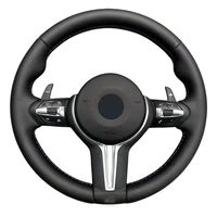 Volant en cuir noir M Performance amélioré pour B-M-Ws E46 E90 E92 E93 E87 E60 E61 F10 F11 F18 F06 F02 F30 F35 F15