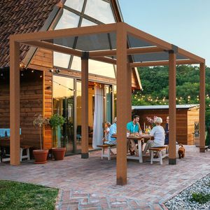 Kit Staffe Personalizzate <span class=keywords><strong>per</strong></span> Pergola con Base <span class=keywords><strong>per</strong></span> Palo, <span class=keywords><strong>per</strong></span> Travi <span class=keywords><strong>in</strong></span> Legno, Gazebo, Pergole da Patio e Casette <span class=keywords><strong>in</strong></span> Legno - Product Image 2