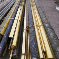 Prix de gros d'usine Barre solide en laiton H63 C2720 C27200 CuZn37 CW508L Barre hexagonale carrée en laiton
