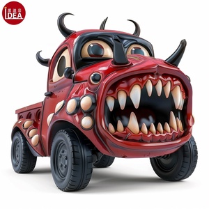 Coches de <span class=keywords><strong>juguete</strong></span> para niños pequeños, coches de fricción, coches de <span class=keywords><strong>juguete</strong></span> monstruo extraíbles, camión de Toro, camión de leopardo, camiones de cocodrilo - Product Image 4