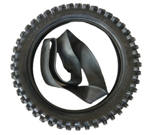 LINGQI motocicleta 90/100-16 pulgadas neumático interior y exterior JUNXI dientes altos para motocicleta todoterreno accesorios de Motocross - Product Image 1