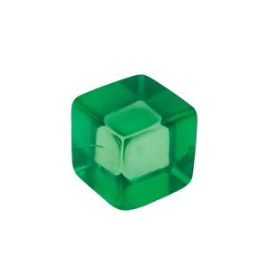 Trong suốt thân thiện với môi nhựa DICE <span class=keywords><strong>Cubes</strong></span> 8 mét với góc tròn in nổi Hộp quà tặng bao gồm cho hội đồng quản trị trò chơi bên - Product Image 3