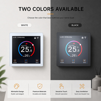 Termostato Inteligente WiFi con Pantalla Táctil TFT a Color para Calefacción por Suelo Radiante Eléctrico, Programación Semanal