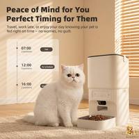 Distributeur automatique de nourriture pour animaux de compagnie 4L 7L portable et écologique avec caméra HD 1080P, minuterie intelligente Tuya WiFi, vision nocturne 5G pour chats et chiens